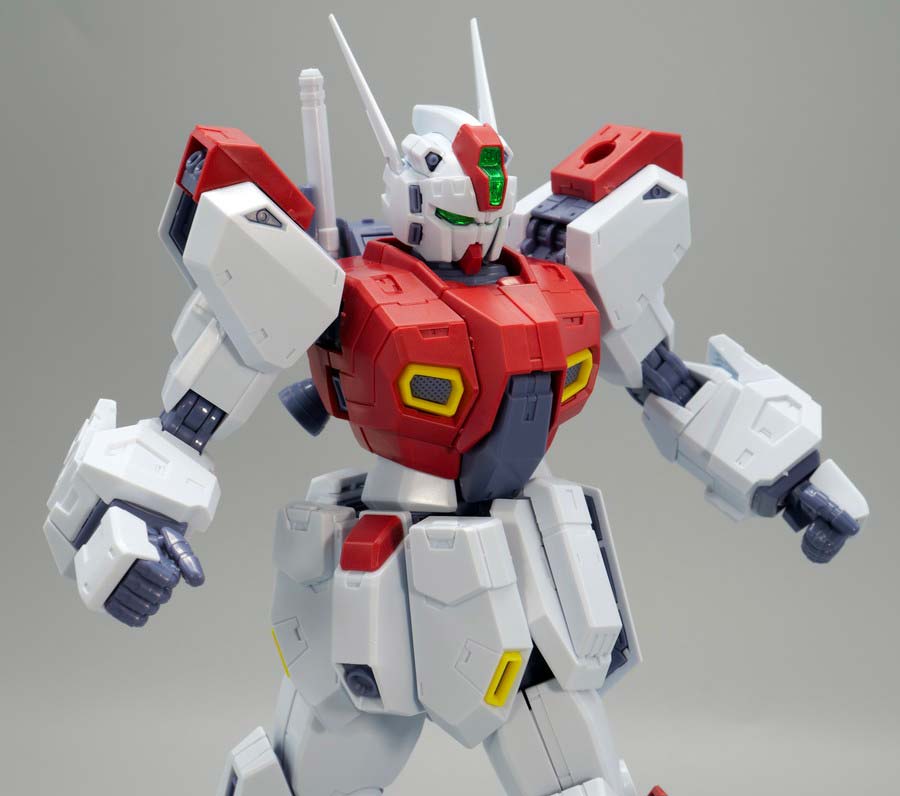 MG F80ガンレイドのガンプラレビュー画像です