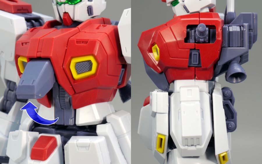 MG F80ガンレイドのガンプラレビュー画像です