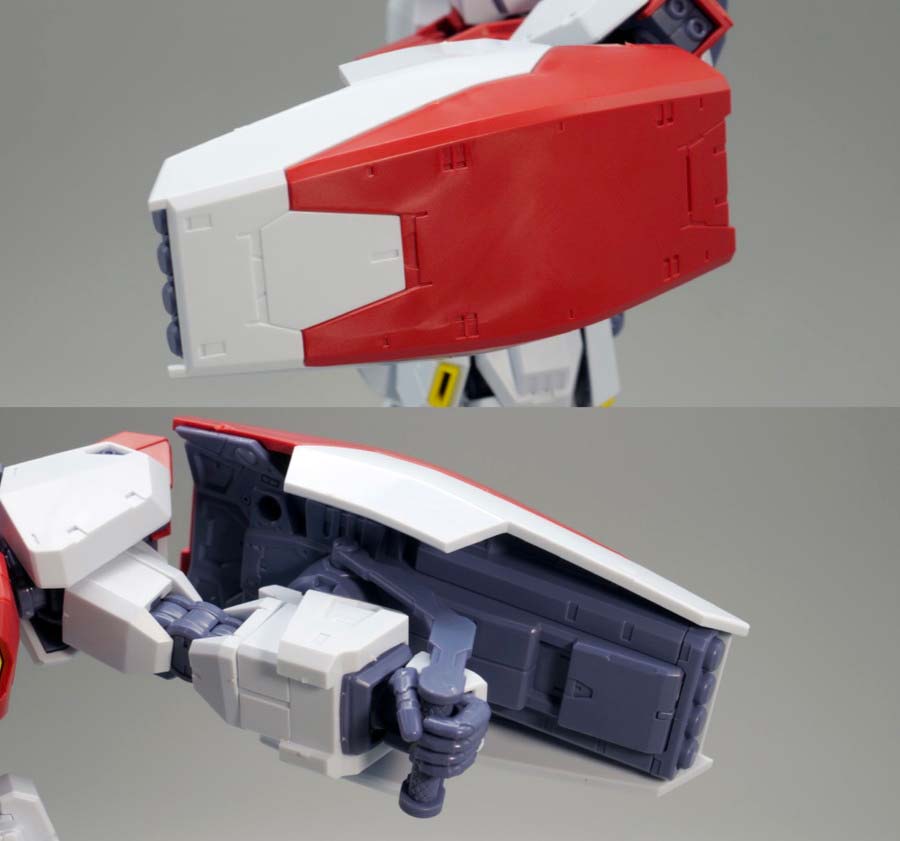 MG F80ガンレイドのガンプラレビュー画像です