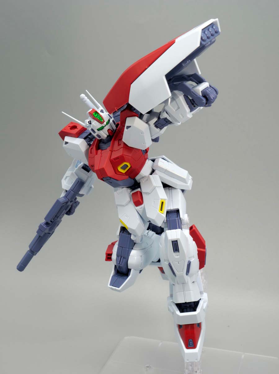 MG F80ガンレイドのガンプラレビュー画像です