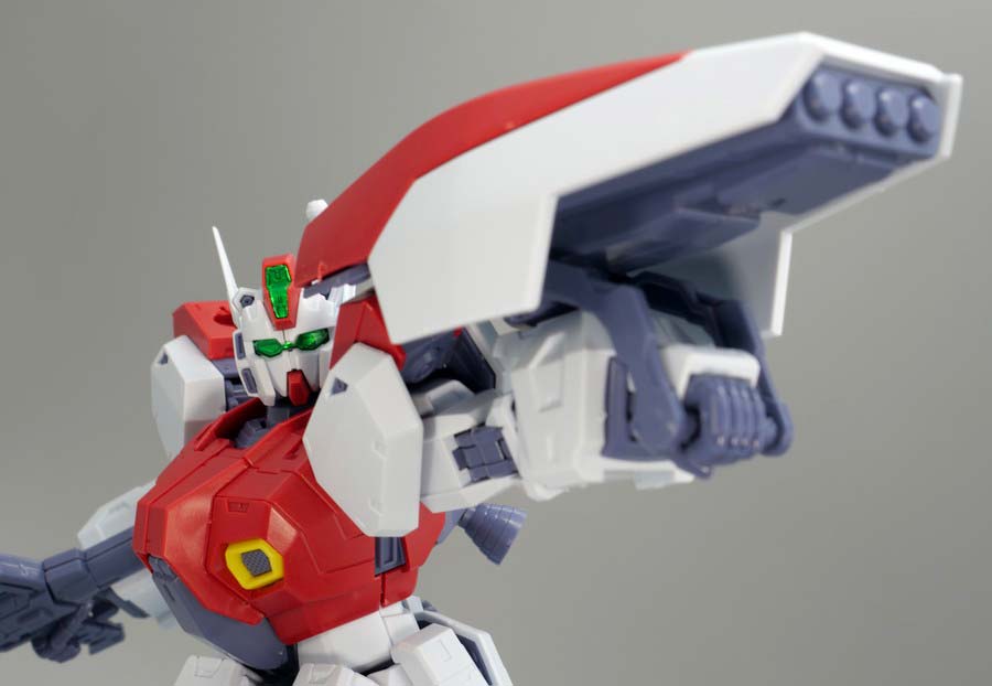 MG F80ガンレイドのガンプラレビュー画像です
