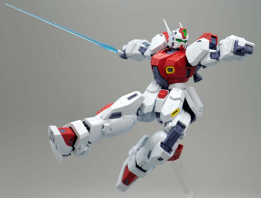MG F80ガンレイドのガンプラレビュー画像です