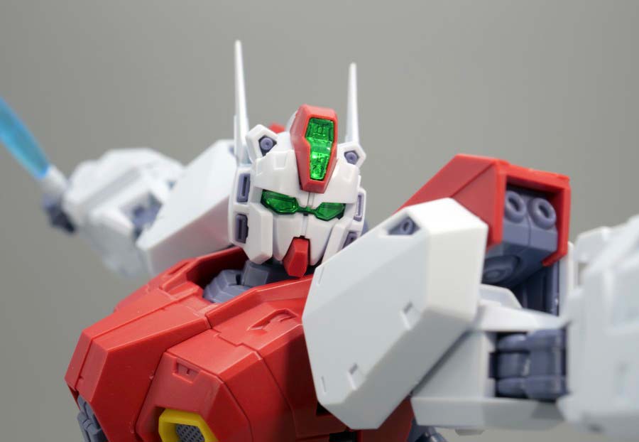 MG F80ガンレイドのガンプラレビュー画像です