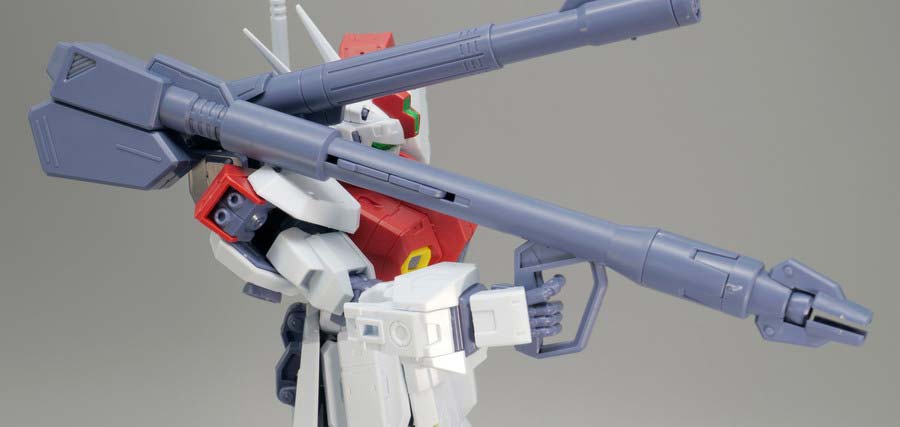 MG F80ガンレイドのガンプラレビュー画像です
