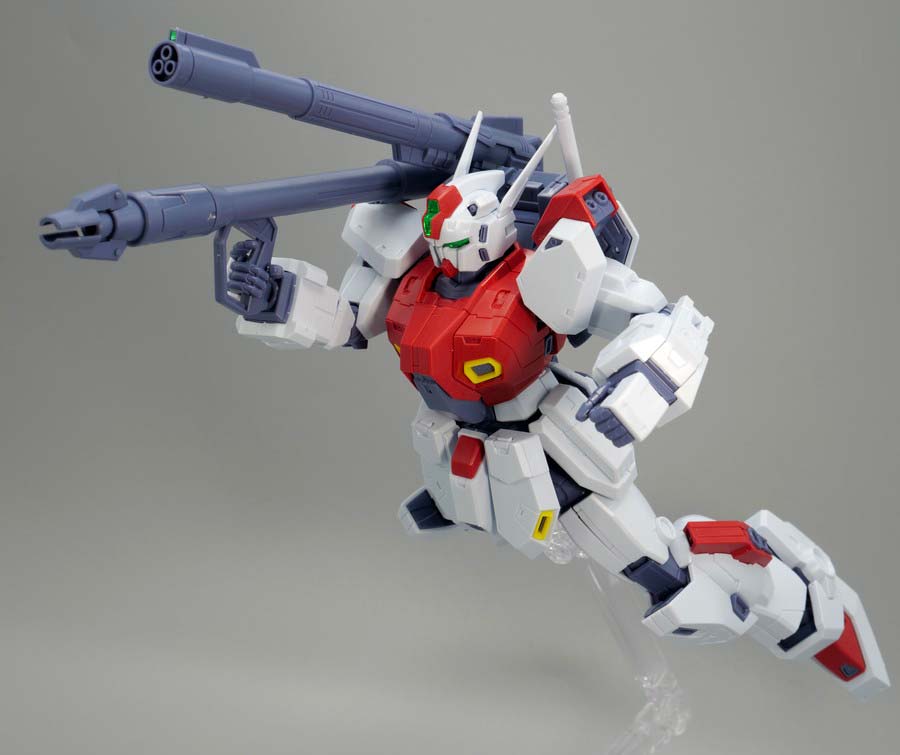 MG F80ガンレイドのガンプラレビュー画像です