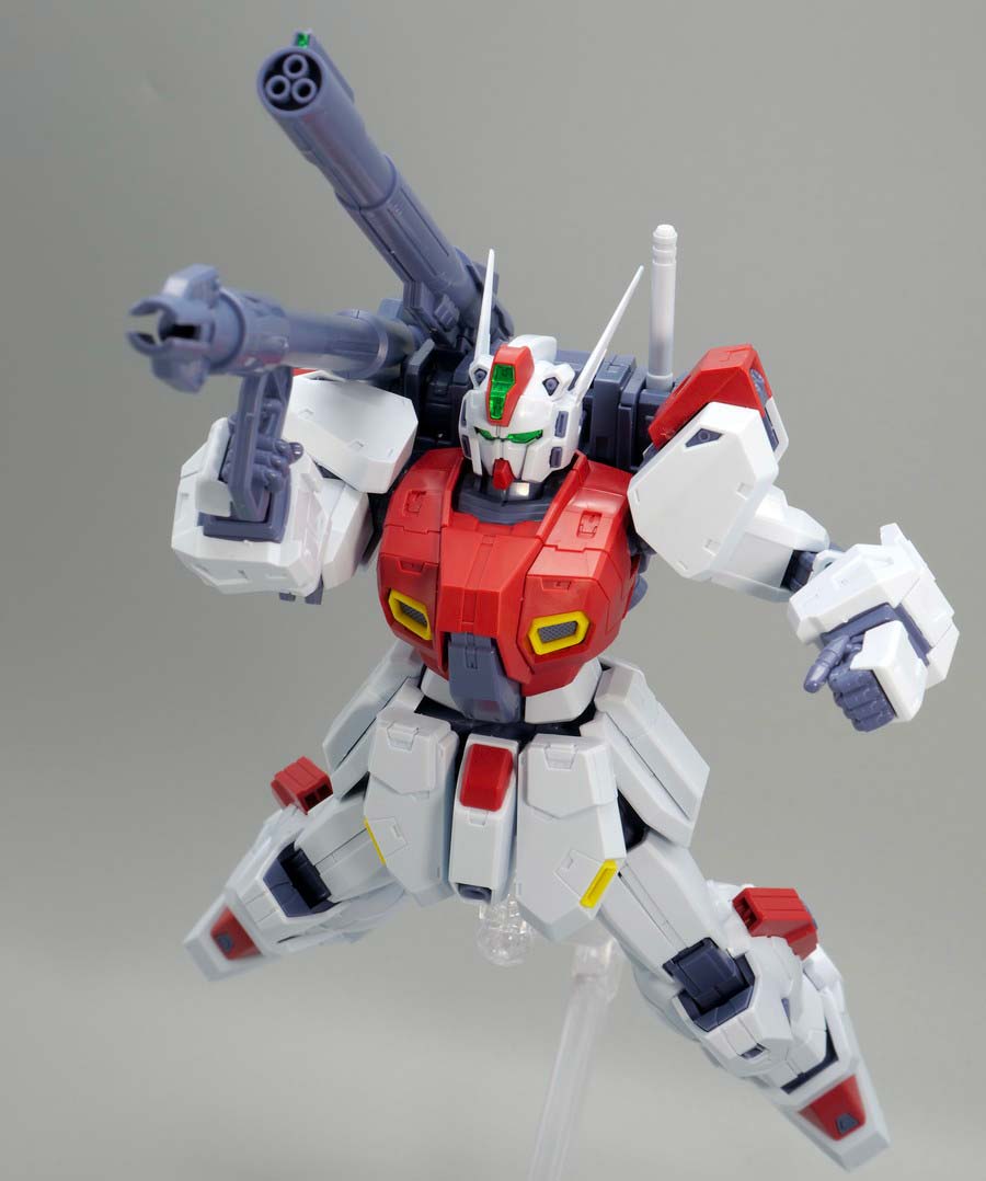 MG F80ガンレイドのガンプラレビュー画像です