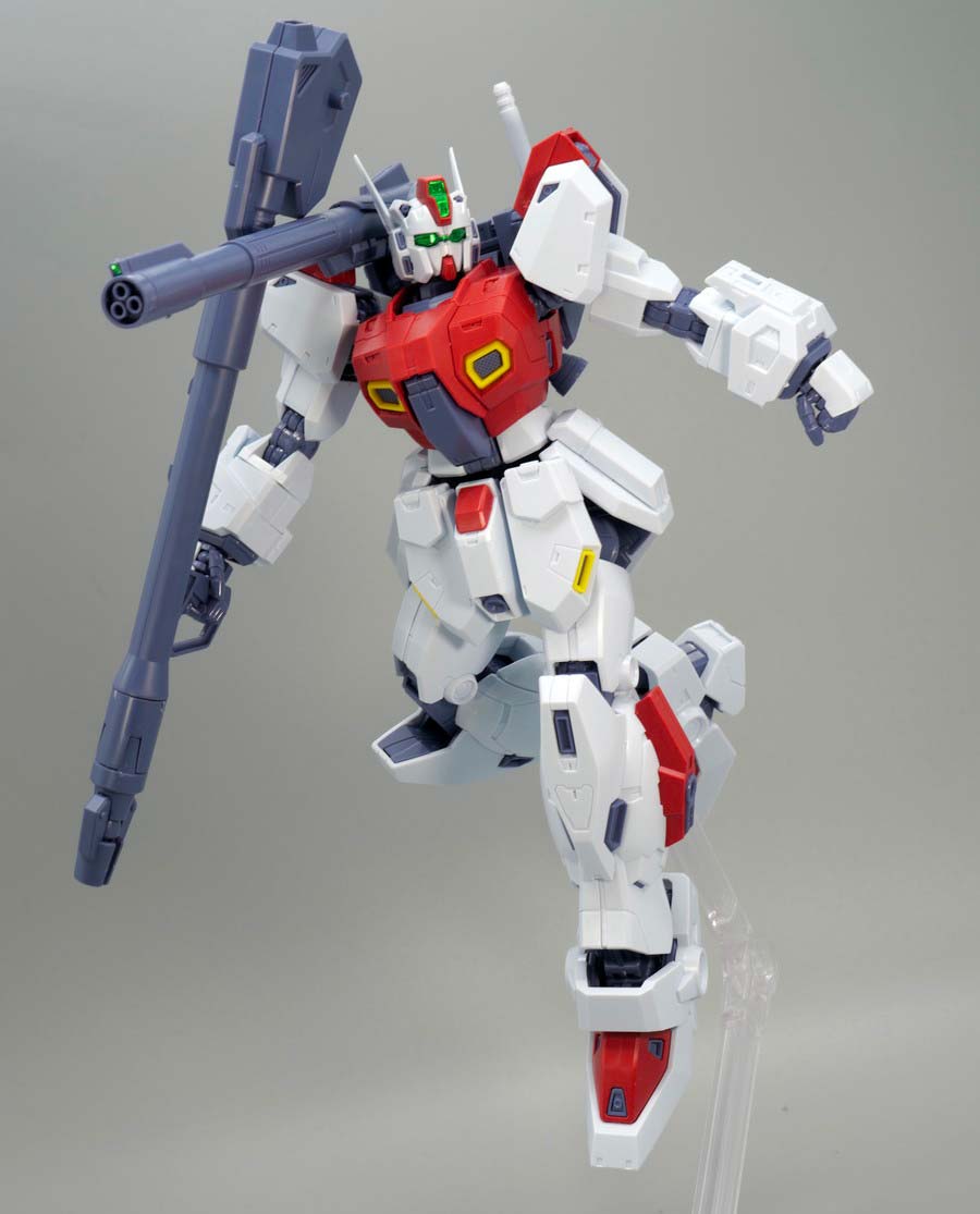 MG F80ガンレイドのガンプラレビュー画像です