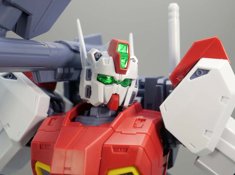 MG F80ガンレイドのガンプラレビュー画像です