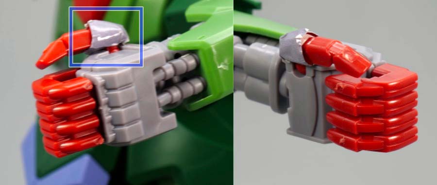HGガルスJのガンプラレビュー画像です