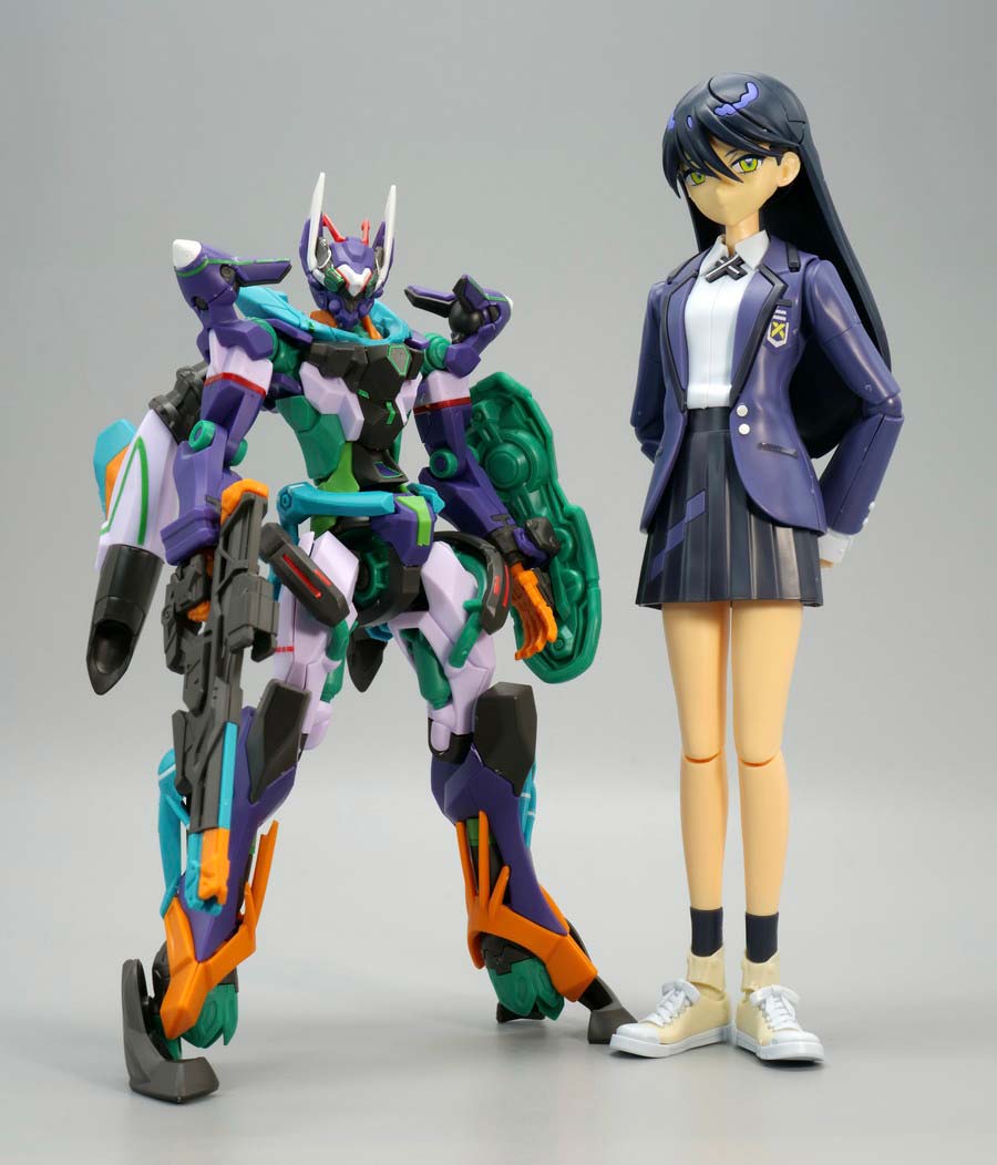 HG GFreD（ジフレド）とFigure-rise Standard ニャアンのガンプラ画像です