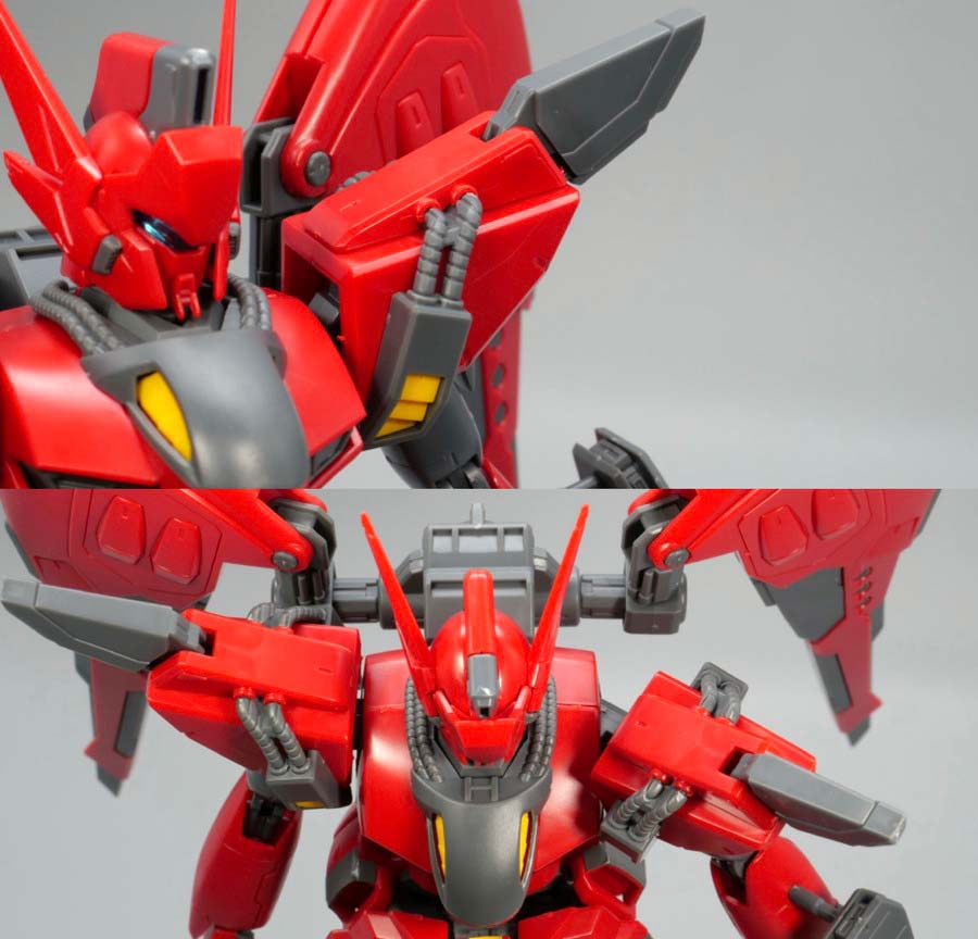 RE/100 ビギナ・ゼラのガンプラレビュー画像です