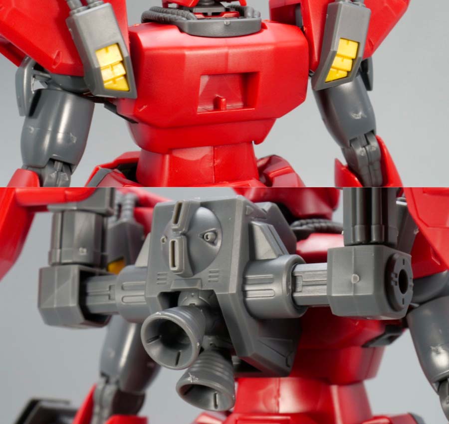 RE/100 ビギナ・ゼラのガンプラレビュー画像です