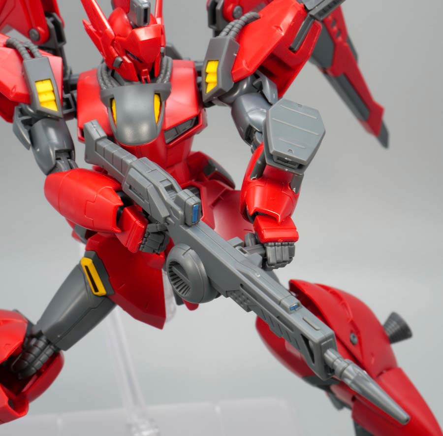 RE/100 ビギナ・ゼラのガンプラレビュー画像です