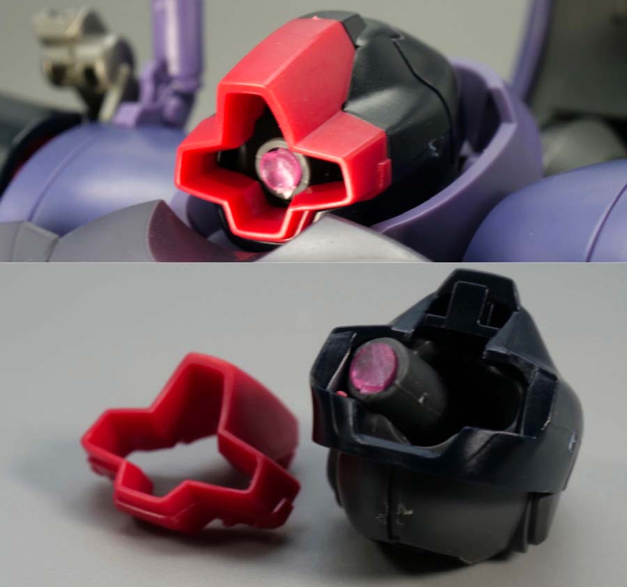 HGリック・ドム ガイア機 オルテガ機（GQ）』のガンプラレビュー画像です