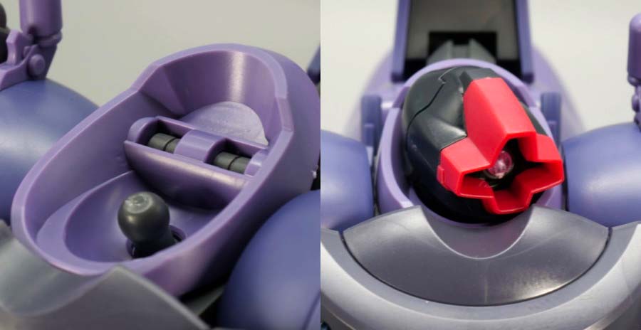 HGリック・ドム ガイア機 オルテガ機（GQ）』のガンプラレビュー画像です