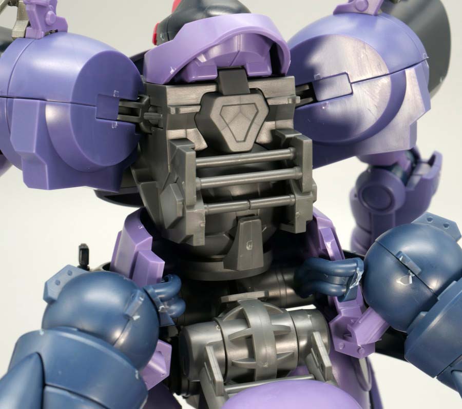 HGリック・ドム ガイア機 オルテガ機（GQ）』のガンプラレビュー画像です