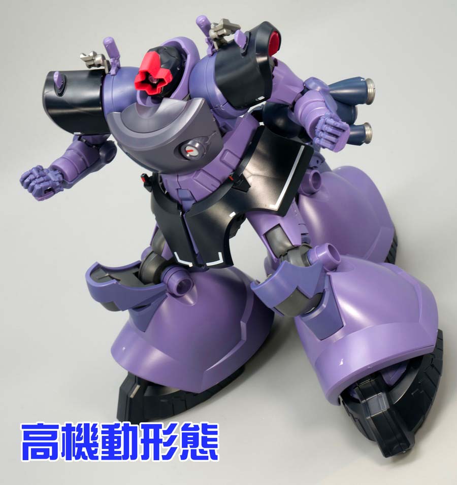 HGリック・ドム ガイア機 オルテガ機（GQ）』のガンプラレビュー画像です