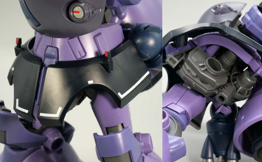 HGリック・ドム ガイア機 オルテガ機（GQ）』のガンプラレビュー画像です