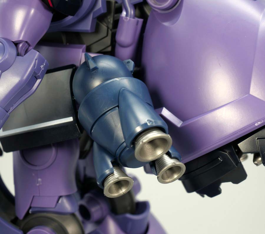 HGリック・ドム ガイア機 オルテガ機（GQ）』のガンプラレビュー画像です