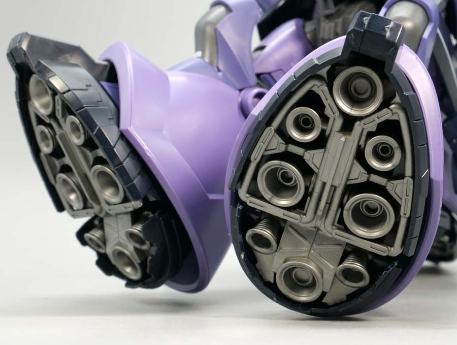 HGリック・ドム ガイア機 オルテガ機（GQ）』のガンプラレビュー画像です