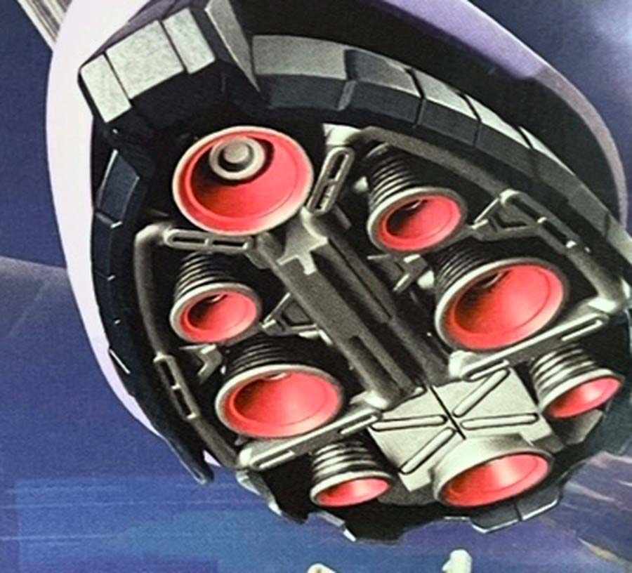 HGリック・ドム ガイア機 オルテガ機（GQ）』のガンプラレビュー画像です