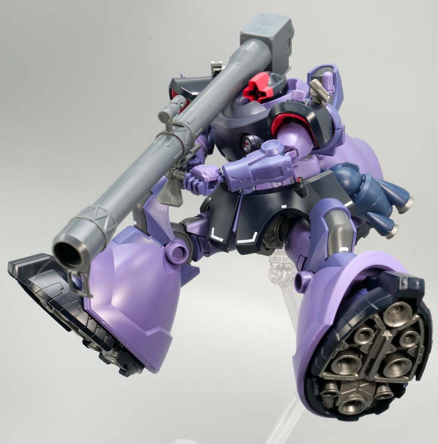 HGリック・ドム ガイア機 オルテガ機（GQ）』のガンプラレビュー画像です