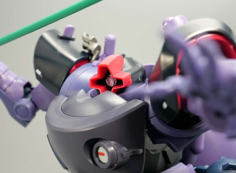 HGリック・ドム ガイア機 オルテガ機（GQ）』のガンプラレビュー画像です