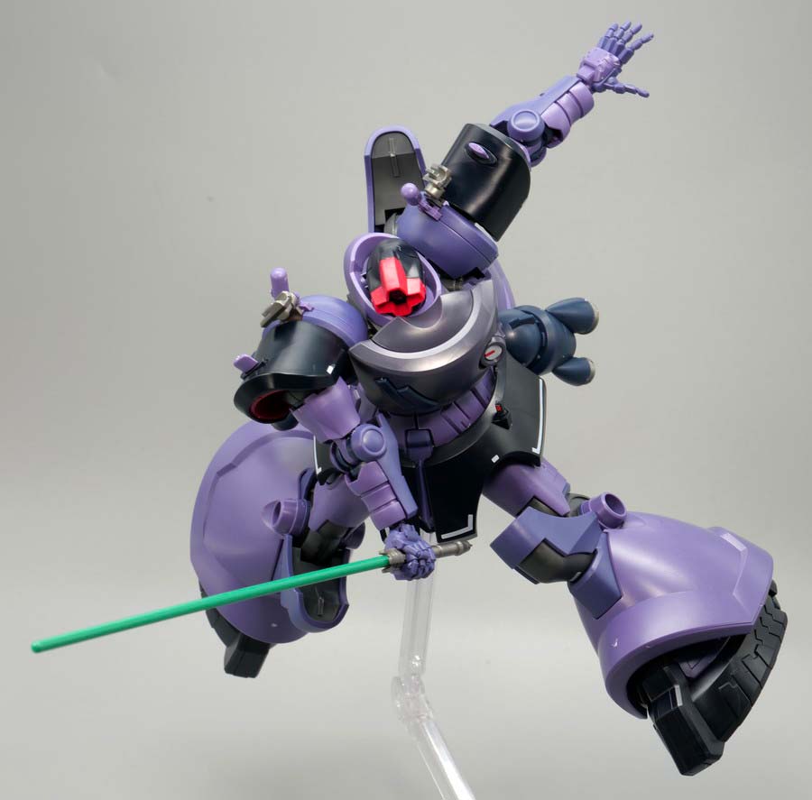 HGリック・ドム ガイア機 オルテガ機（GQ）』のガンプラレビュー画像です