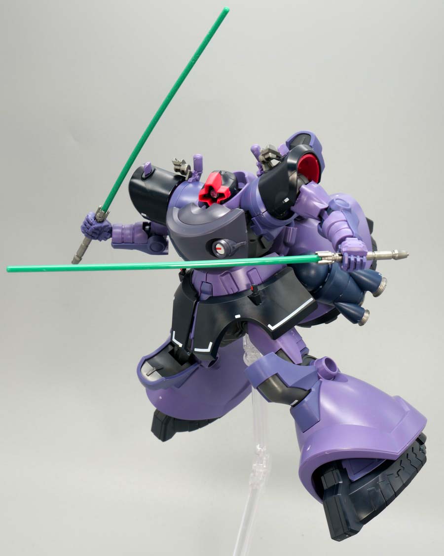 ① HG リック•ドム(GQ)完成品 ガンプラ】HG 1/144 リック・ドム ガイア機/オルテガ機(GQ