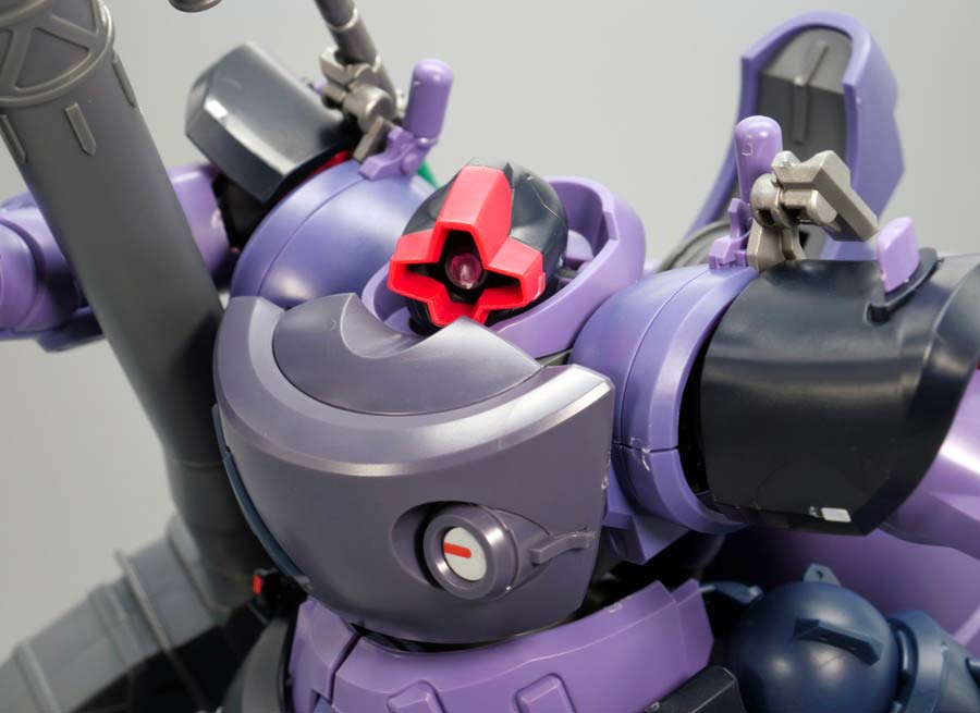 HGリック・ドム ガイア機 オルテガ機（GQ）』のガンプラレビュー画像です