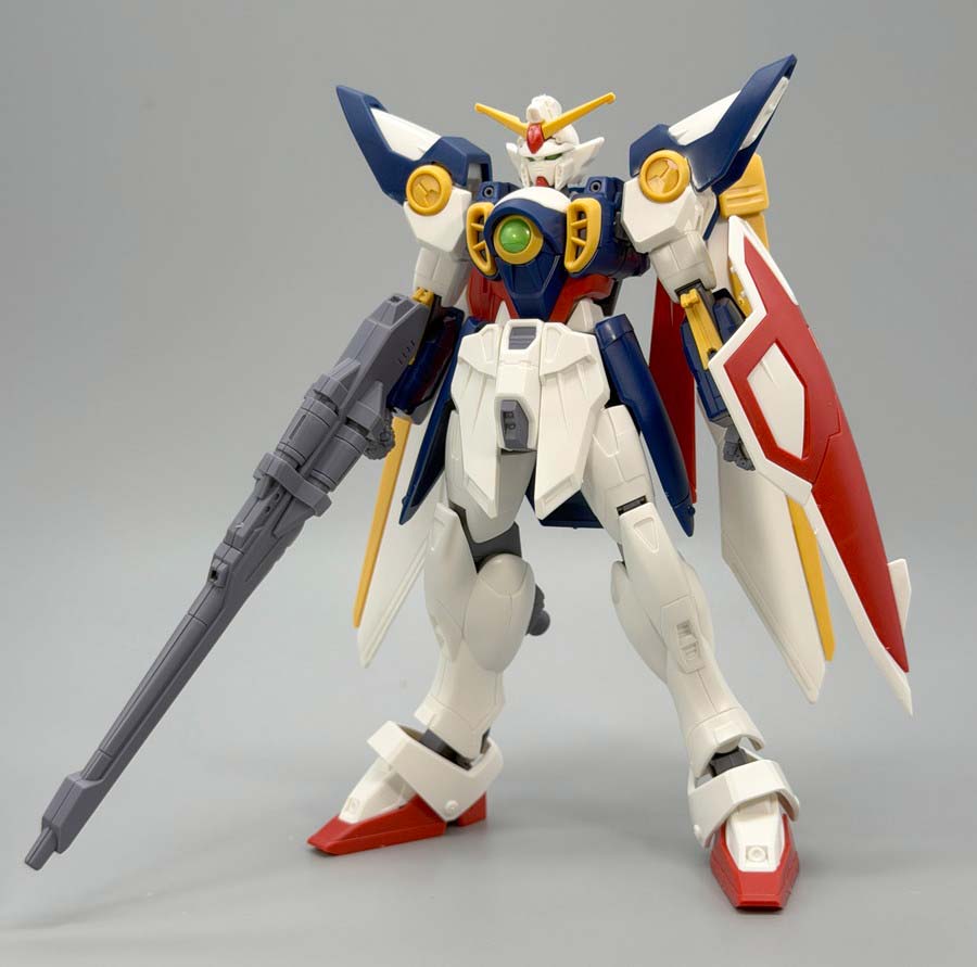 エントリーグレード ウイングガンダムのガンプラレビュー画像です