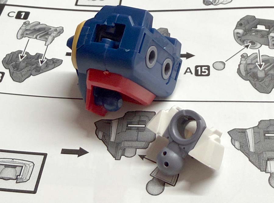 エントリーグレード ウイングガンダムのガンプラレビュー画像です