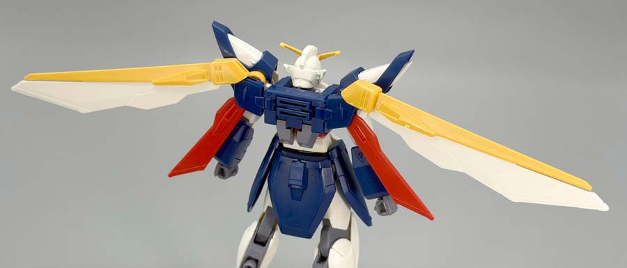 エントリーグレード ウイングガンダムのガンプラレビュー画像です