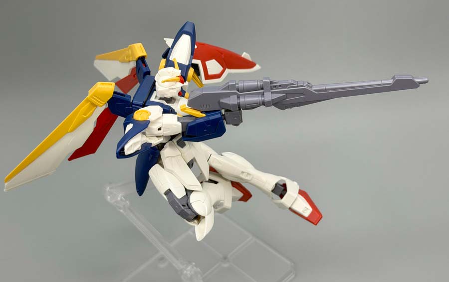 エントリーグレード ウイングガンダムのガンプラレビュー画像です