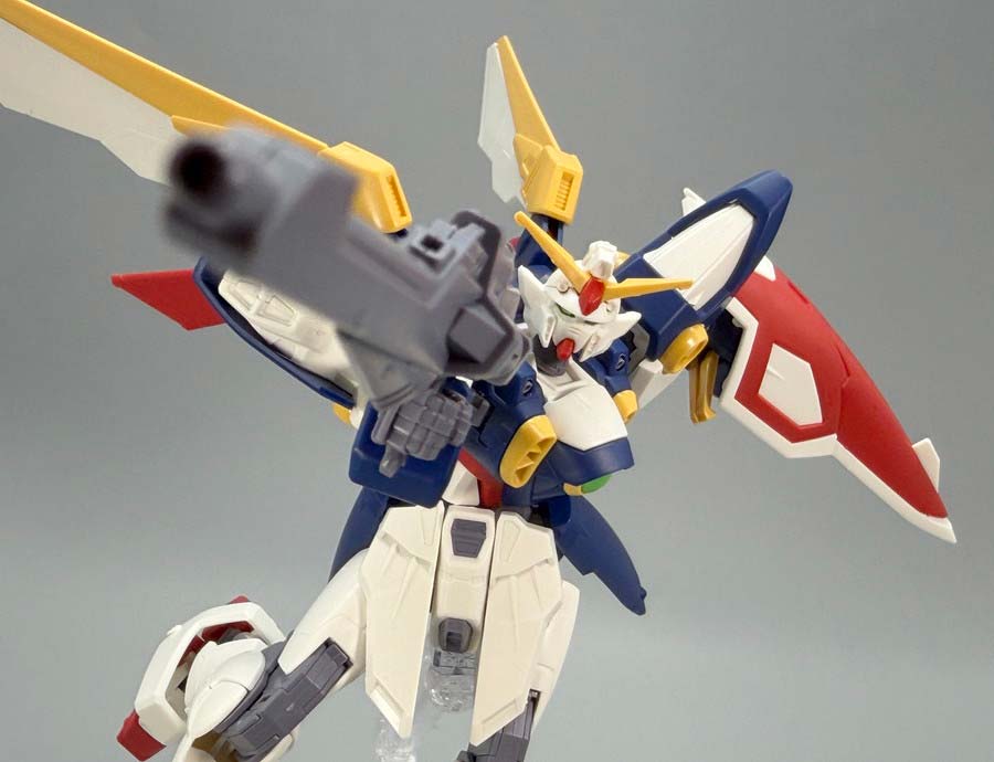 エントリーグレード ウイングガンダムのガンプラレビュー画像です