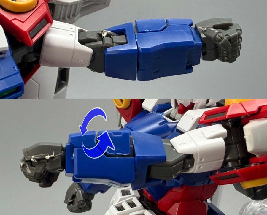RGウイングガンダムゼロのガンプラレビュー画像です