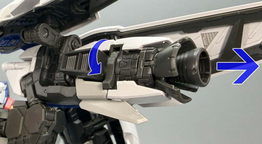 RGウイングガンダムゼロのガンプラレビュー画像です