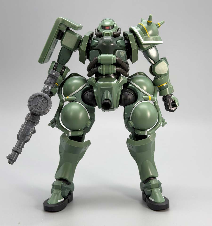 HGザク（GQ）のガンプラレビュー画像です