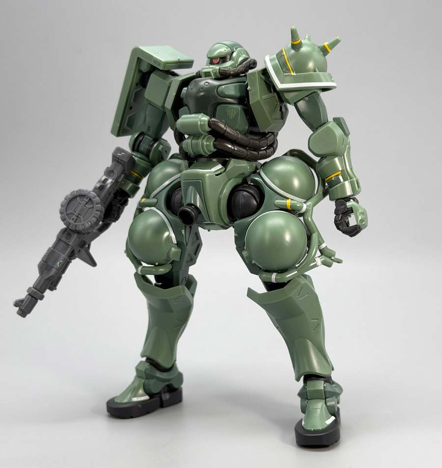 HGザク（GQ）のガンプラレビュー画像です