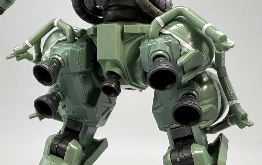 HGザク（GQ）のガンプラレビュー画像です