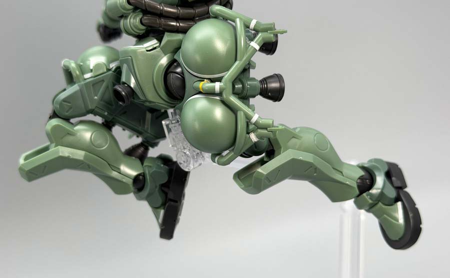 HGザク（GQ）のガンプラレビュー画像です