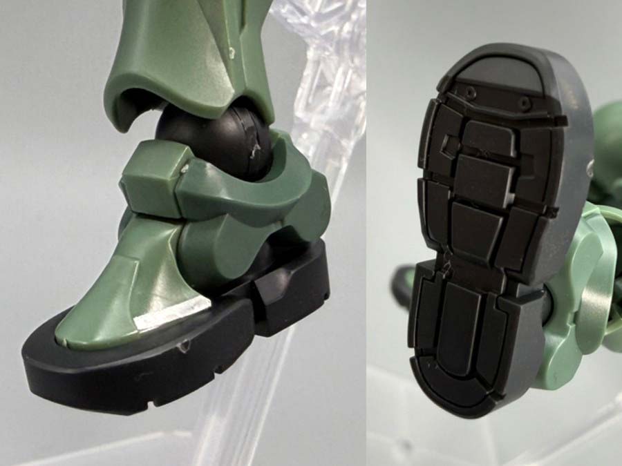 HGザク（GQ）のガンプラレビュー画像です