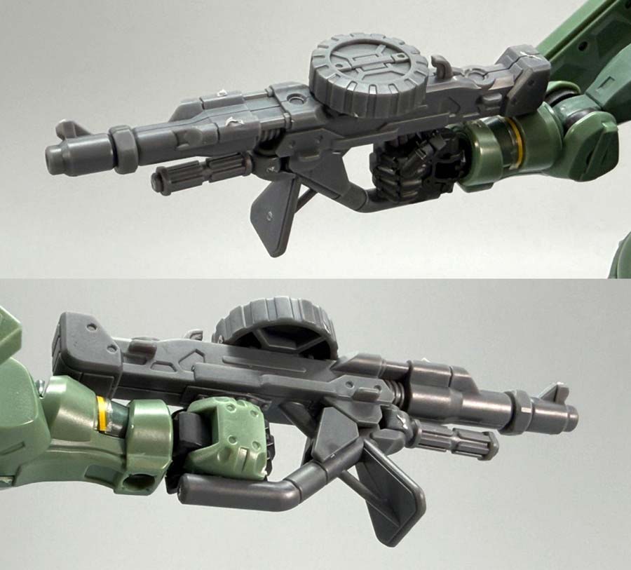 HGザク（GQ）のガンプラレビュー画像です