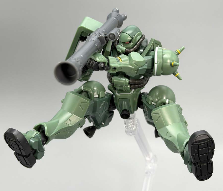 HGザク（GQ）のガンプラレビュー画像です