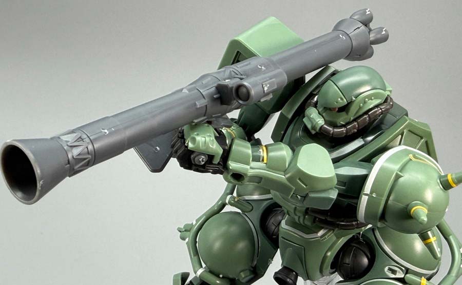 HGザク（GQ）のガンプラレビュー画像です