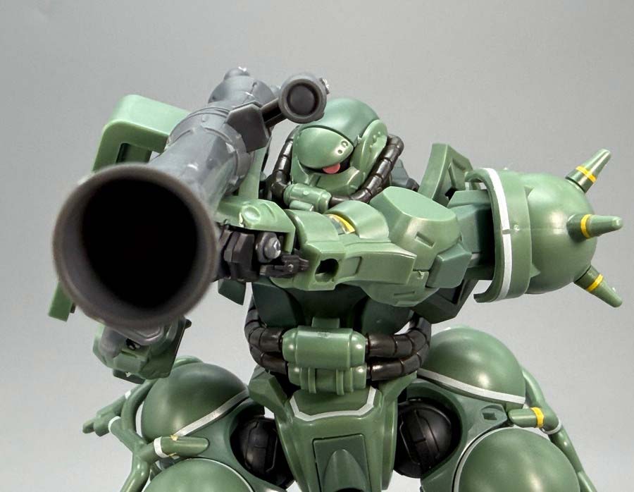 HGザク（GQ）のガンプラレビュー画像です