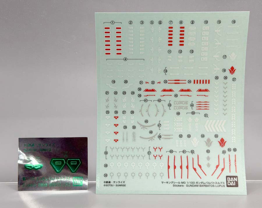 MGガンダムバルバトスルプスのガンプラレビュー画像です
