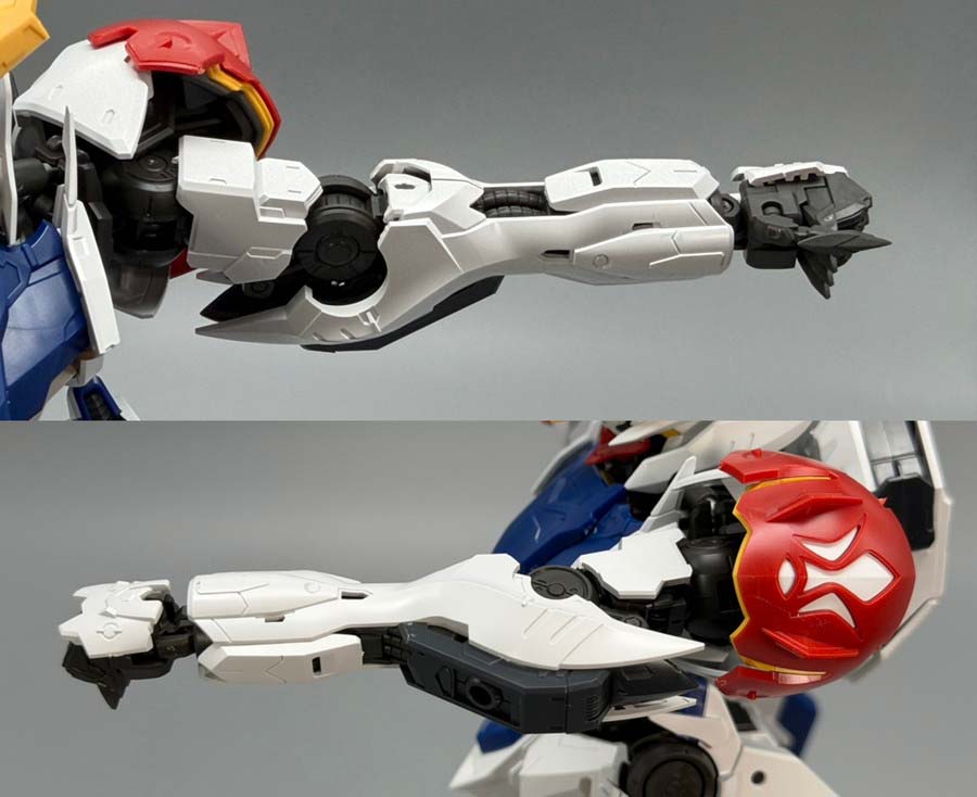 MGガンダムバルバトスルプスのガンプラレビュー画像です