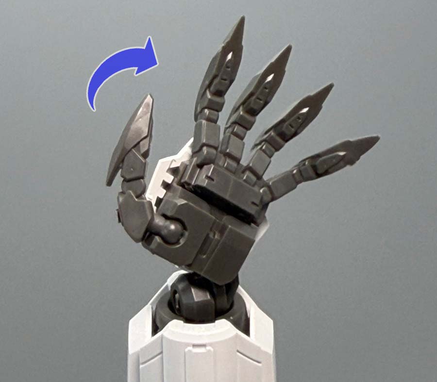 MGガンダムバルバトスルプスのガンプラレビュー画像です