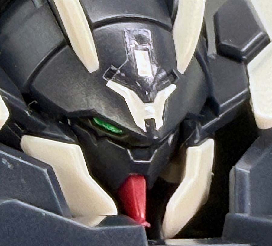 HGガンダムザガンのガンプラレビュー画像です